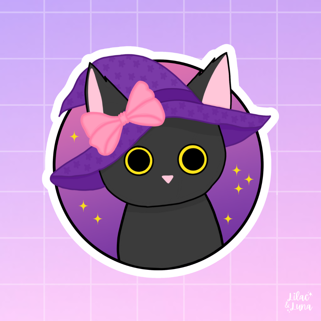 Witch Kitty Sticker