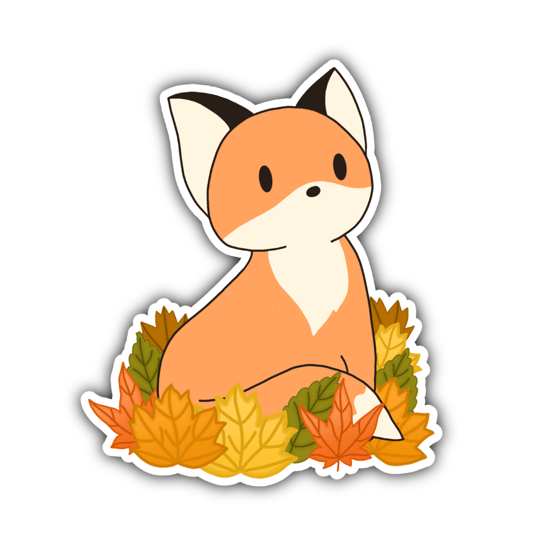 Autumn Fox Sticker