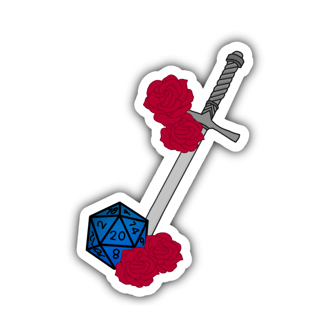 Swords & Roses Sticker