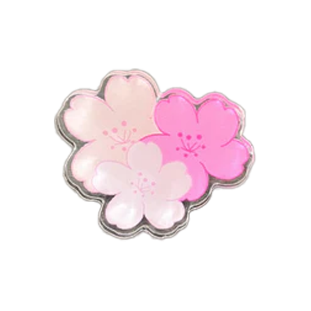 Cherry Blossom Trio Pin