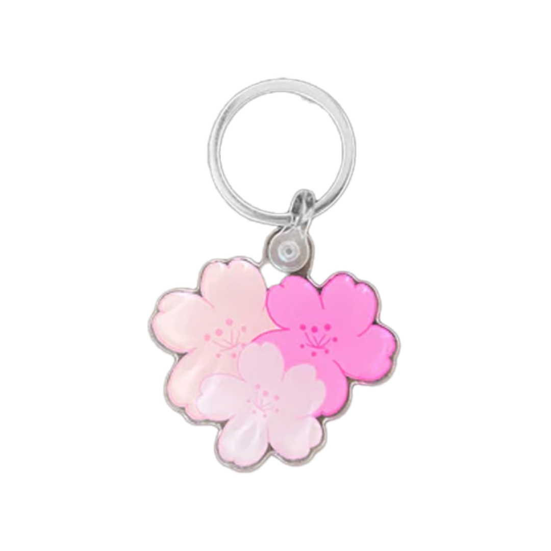 Cherry Blossom Trio Keychain