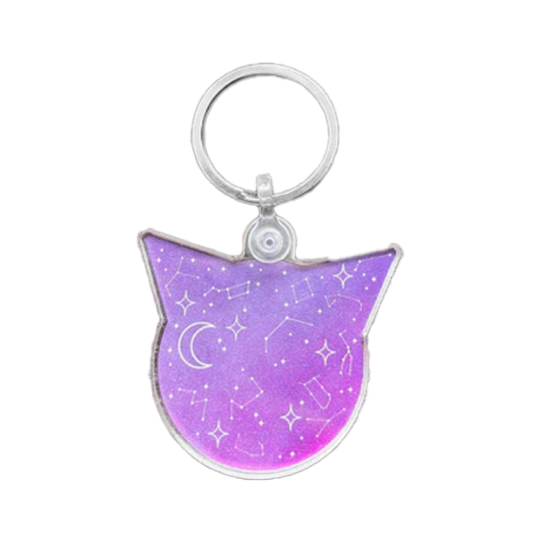 Constellation Cat Keychain