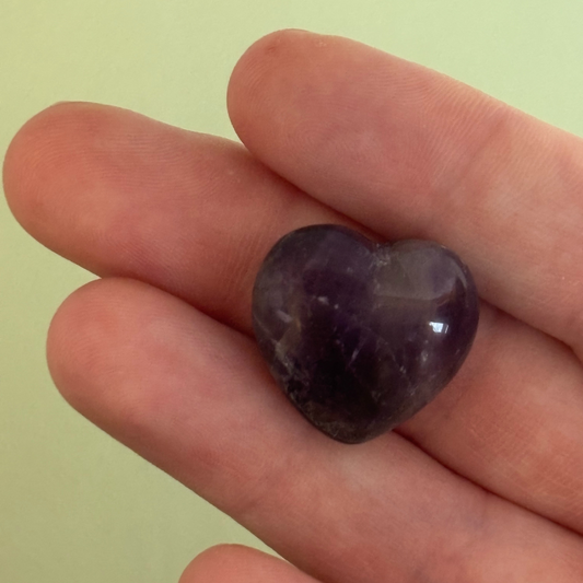 Amethyst Heart Crystal