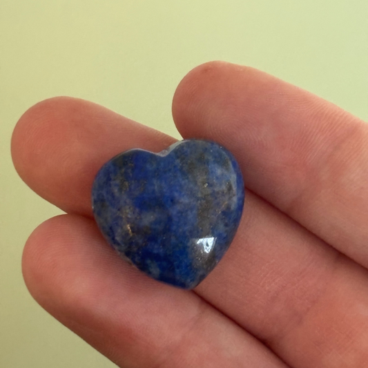 Blue Sodalite Heart Crystal