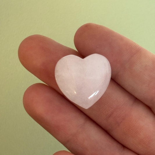 Clear Quartz Heart Crystal