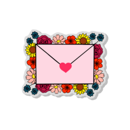 Floral Envelope Pin