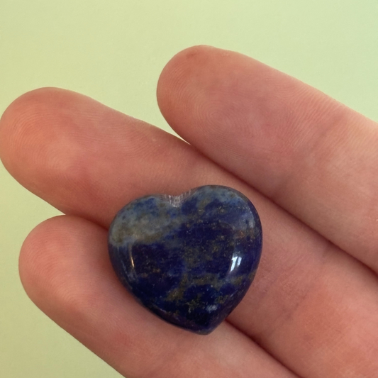 Lapis Lazuli Heart Crystal