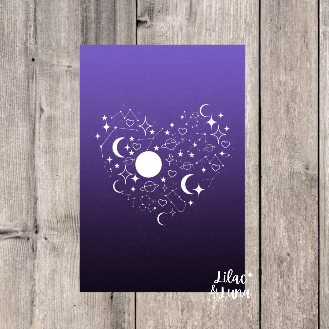 Space Love Print