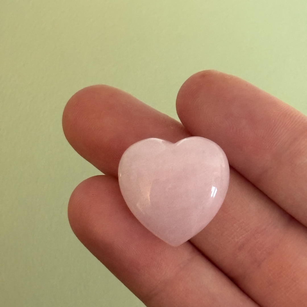 Rose Quartz Heart Crystal