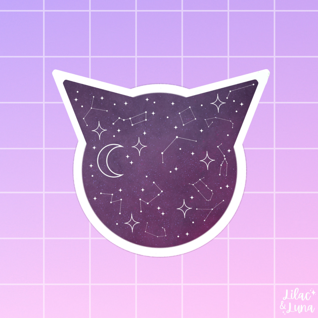 Constellation Cat Sticker