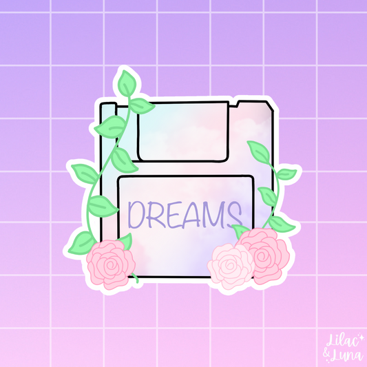 Dream Floppy Disk Sticker