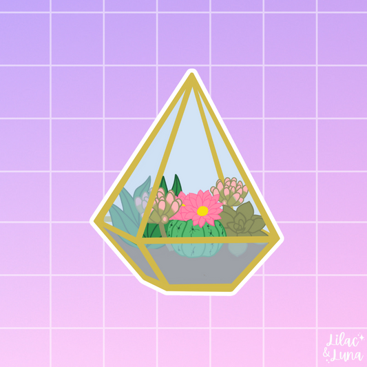 Succulent Terrarium Sticker