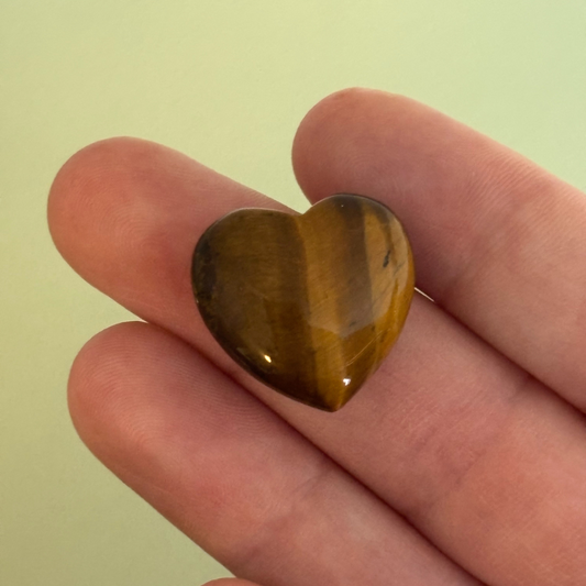 Tiger's Eye Heart Crystal